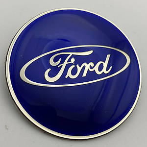 Наклейка для ковпачків із логотипом Ford Форд 65 мм синя