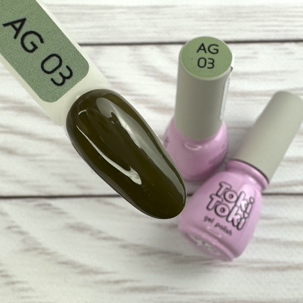 Гель лак для нігтів Toki-Toki Autumn Green №3 5 мл