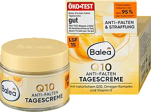 Денний крем проти зморшок  Balea Q10 Anti-Falten 50 мл (LSF 15)