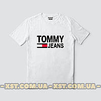 Женская футболка оверсайз oversize Tommy Jeans Томми Джинс Белая