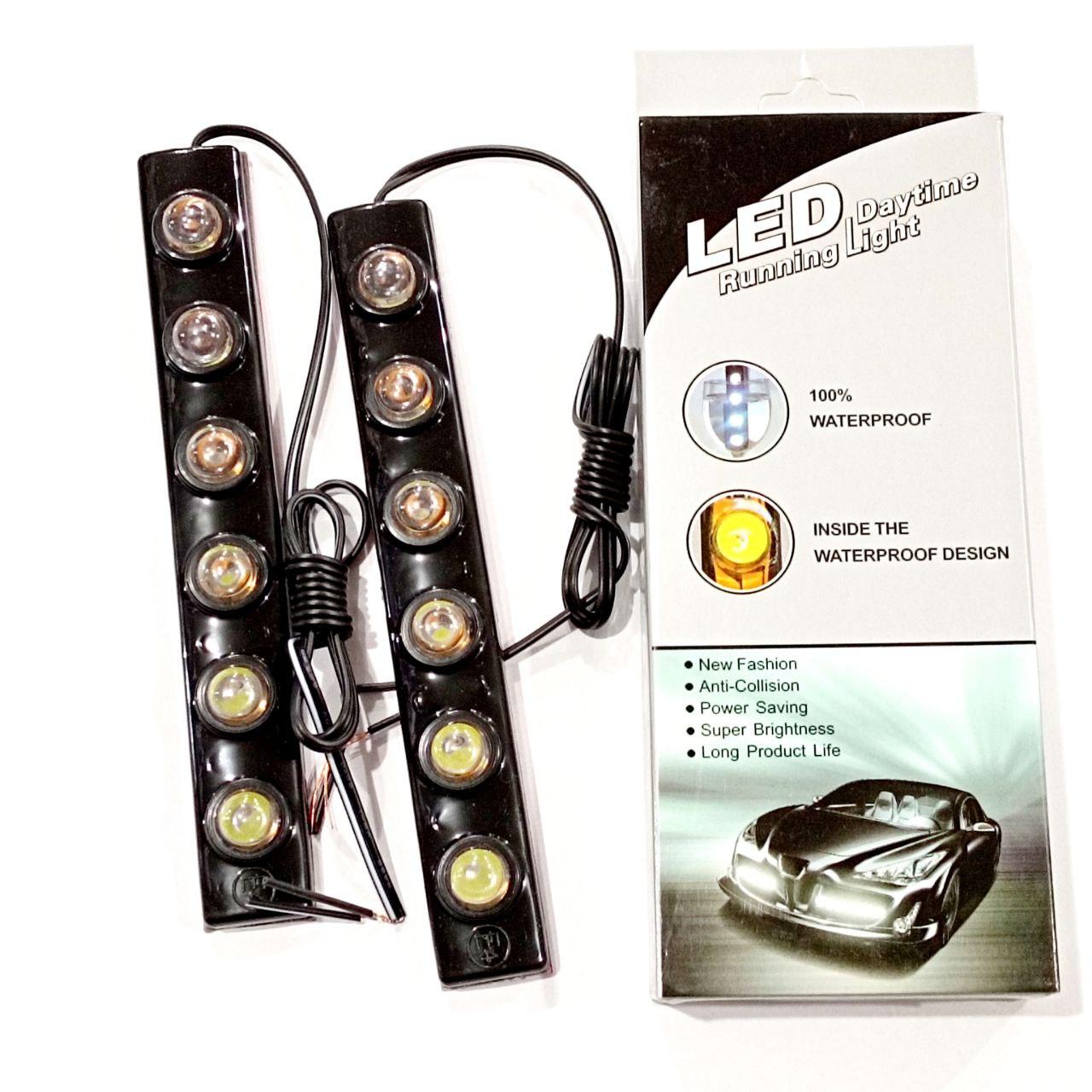 ДХО DRL 6LED 12V/белый/подсветка/ дневные ходовые огни/1202-6 4941 / ...