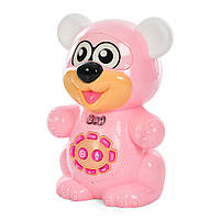 Інтерактивна іграшка FT 0043 AB Аудіо-казки, ведмедик, сенсорний, музика та звук (український), світло, 2 кольори, на батарейці,, фото 2