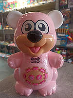 Інтерактивна іграшка FT 0043 AB Аудіо-казки, ведмедик, сенсорний, музика та звук (український), світло, 2 кольори, на батарейці,, фото 3