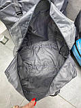 Блакитна - дорожня спортивна сумочка-трансформер із плащівки, на блискавці (5086), фото 3