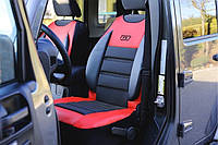 Авточехлы накидки для BMW 1 SERIES F20/F21 (2011-2019) Pok-ter GT красные (на передние сиденья)