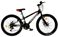 Алюминиевый подростковый 24 Spark Alu Disk Cross (2023) горный велосипед Сrossbike AD