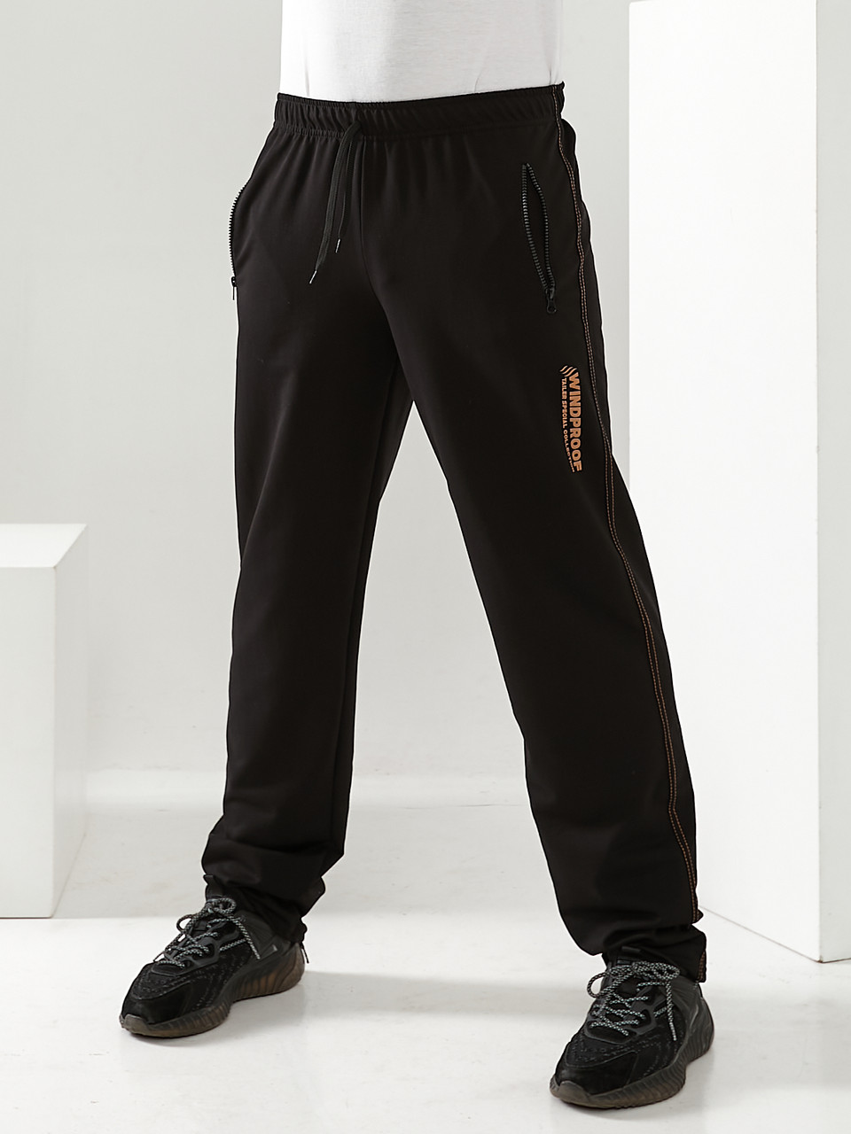 Мужские спортивные штаны из турецкого трикотажа Tailer размеры 48-58 50 - фото 4 - id-p1602040480