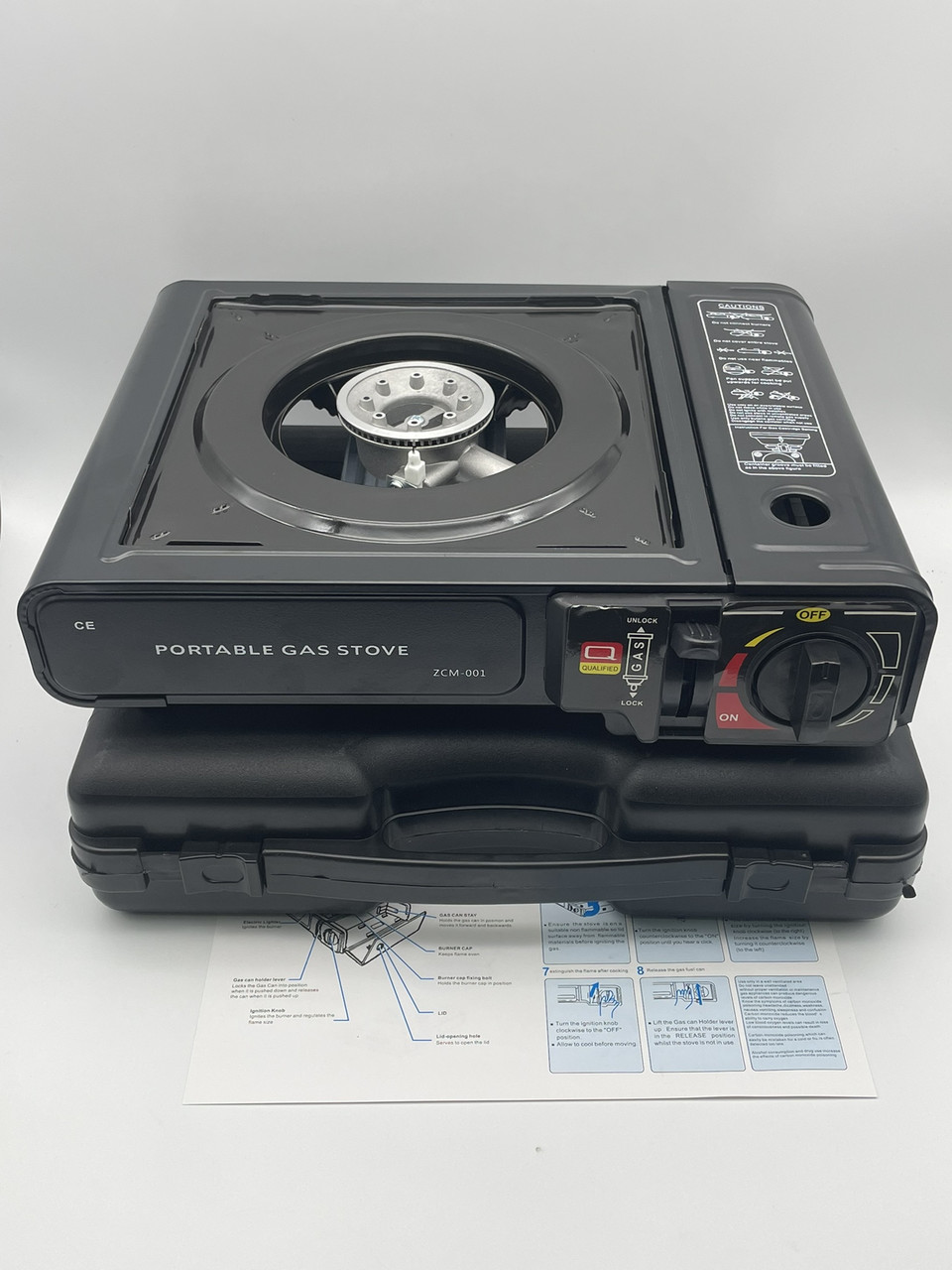 Настільна газова плита однокомфоркова DL205, фото 1