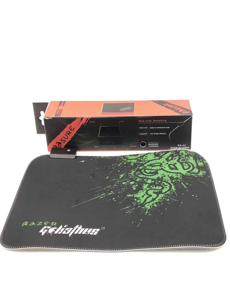 Килимок для мишки RGB RAZER — R-350 RS-02, чорний, (25*35*0.3) (у коробці)