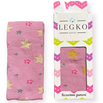 Колготки дитячі демісезонні бавовна LEGKO, 17 розмір, 110-116 см, 4 роки, 19404