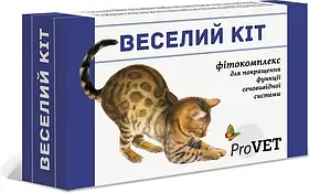 Фітокомплекс для покращення функції сечовивідної системи ProVET Веселий Кіт для котів, 20 мл (4823082417520)