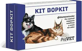 Фітокомплекс для корекції порушень поведінки ProVET Кіт Воркіт для котів та собак, 20 мл (4823082417537)