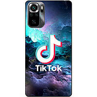 Силіконовий бампер чохол для Xiaomi Poco M5s з малюнком Tik Tok