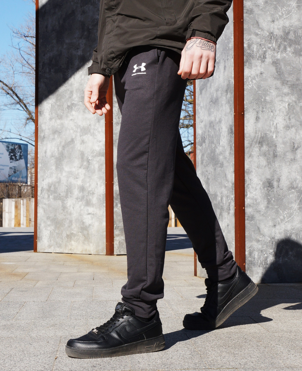 SALE Легкі Чоловічі спортивні штани Under Armour сірі, фото 1