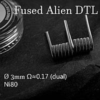 DTL Fused Alien Clapton Coil 0.17Ω