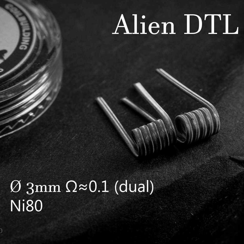 DTL Alien Clapton Coil 0.1Ω
