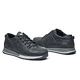 Кросівки Чоловічі Шкіряні Чорні, фото 9