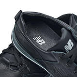 Кросівки Чоловічі Шкіряні Чорні, фото 6