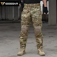 Тактические штаны с наколенниками IDOGER G3 46-54р Combat Pants мультикам качественные военные армейские брюки