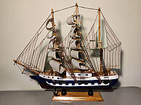 Вітрильник сувенірний, дерев'яний корабель 42 см * 10 см * 38 см (висота) 45643