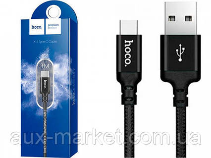 Кабель HOCO Type-C X14 /3A/100см/, фото 1