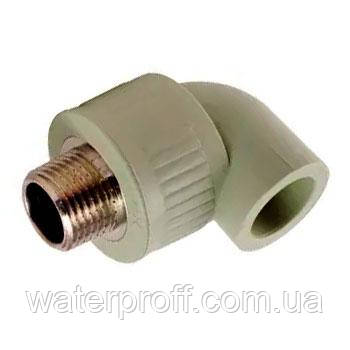 Кут PPR із зовнішньою різьбою 32х1", EVCI, фото 1