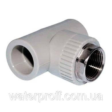 Трійник PPR з внутрішньою різьбою 50х1 1/2" під ключ, EVCI