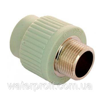 Муфта PPR із зовнішньою різьбою 25х3/4", EVCI, фото 1