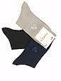 Чоловічі високі шкарпетки Hakan бавовна безшовні, подвійна п'ятка, 41-44 12 пар/уп, мікс кольорів, фото 4