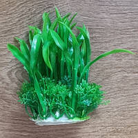 Растение пластиковое водоросли М501-М539 12-13 см зелёное2