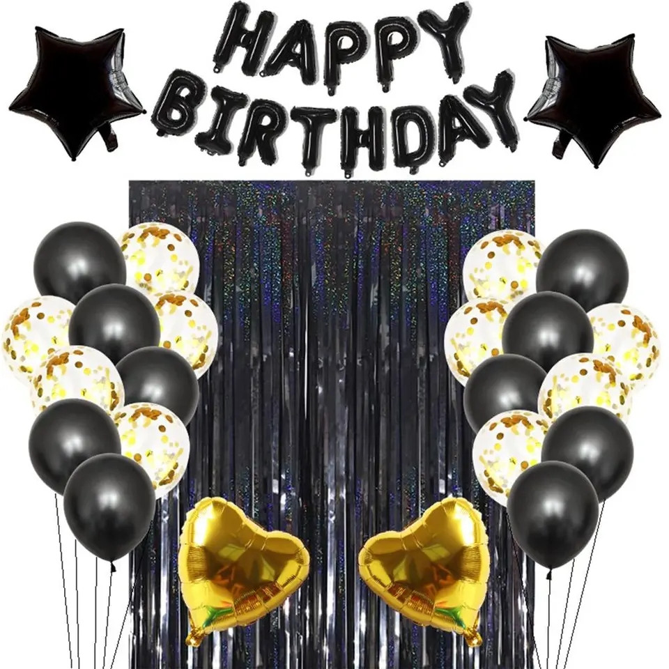 Набір із кульок зі шторкою ВОДОПАД | Золоте серце