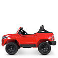 Дитячий електромобіль джип Toyota Hilux 4WD (білий колір), фото 5