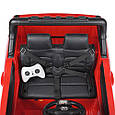 Дитячий електромобіль джип Toyota Hilux 4WD (білий колір), фото 8
