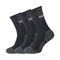 Набір теплих шкарпеток Rovix 3 пари, Чорно-сірі, класичні, 39-42