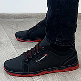 Кросівки чорні з червоним, фото 4