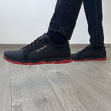 Кросівки чорні з червоним, фото 7