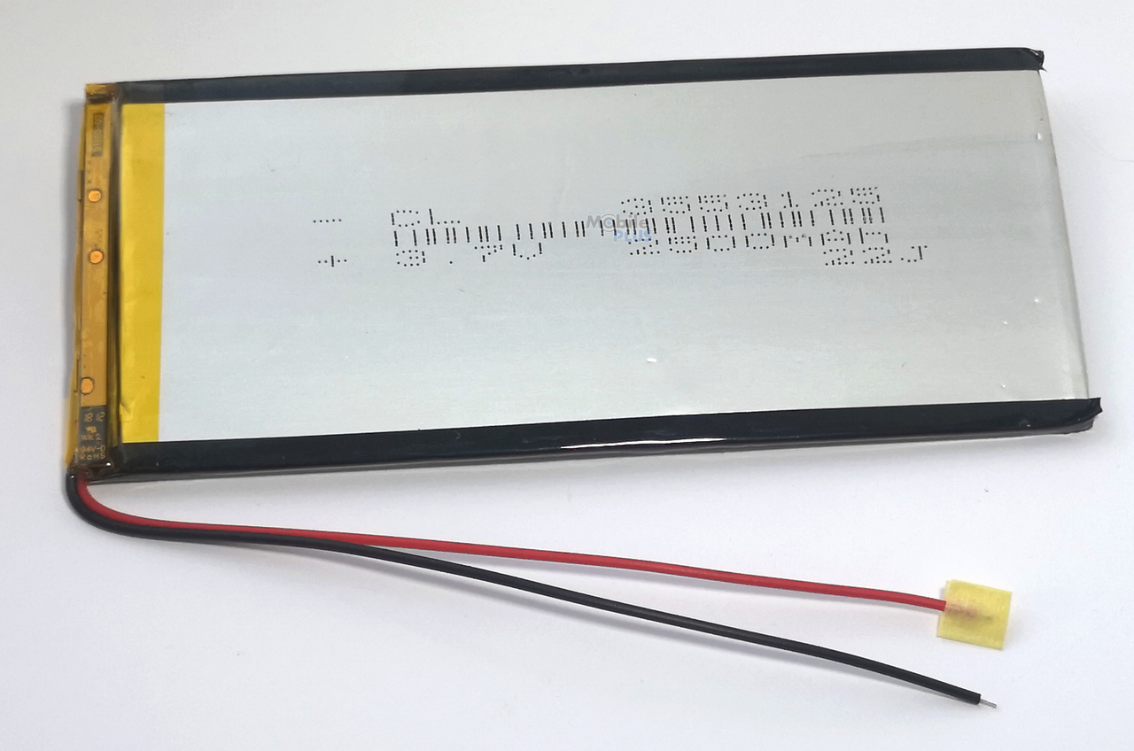 Акумулятор з контролером універсальний 125*53*3.5mm (Li-ion, 3.7V, 3553125, 2500mAh)