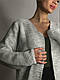Жіночий теплий кардиган машинний в'язки з кишенями, фото 8