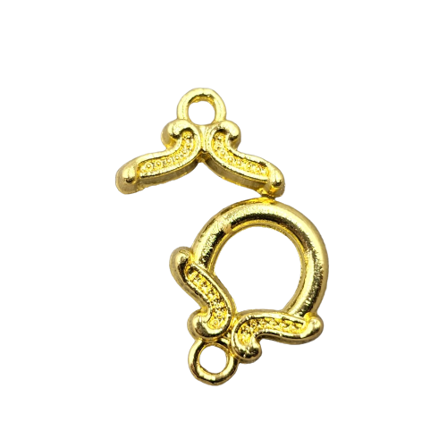 Застібки-тогла Finding Круглі Золотисті 12 мм x 13 мм 12 мм x 8 мм