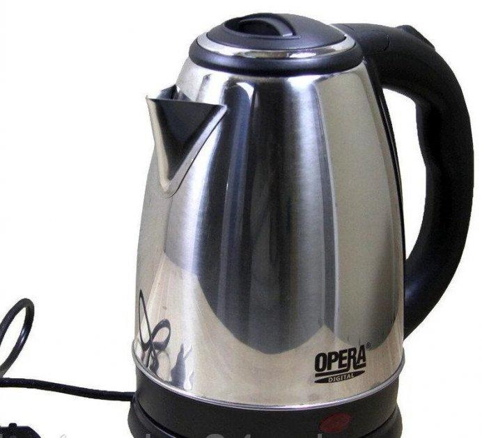 Електрочайник Opera 2000 Вт ємкість 2л чайник електричний, фото 1