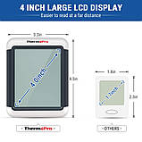 Термогігрометр ThermoPro TP-55 (-50 °C ~ 70 °C; 10% .... 99%; ±1 °C/±2%) з підсвіткою та магнітом, фото 4