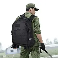 Тактический рюкзак штурмовой 40 л B01 / Армейский мужской рюкзак / Военный рюкзак Черный