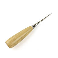 Конусне шило швейне з дерев'яною ручкою, кравецьке шило 12 см