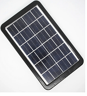 Сонячна панель CcLamp CL-630 з підставкою портативна з USB-кабелем із різними входами 3 W, фото 3