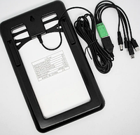 Сонячна панель CcLamp CL-630 з підставкою портативна з USB-кабелем із різними входами 3 W, фото 4