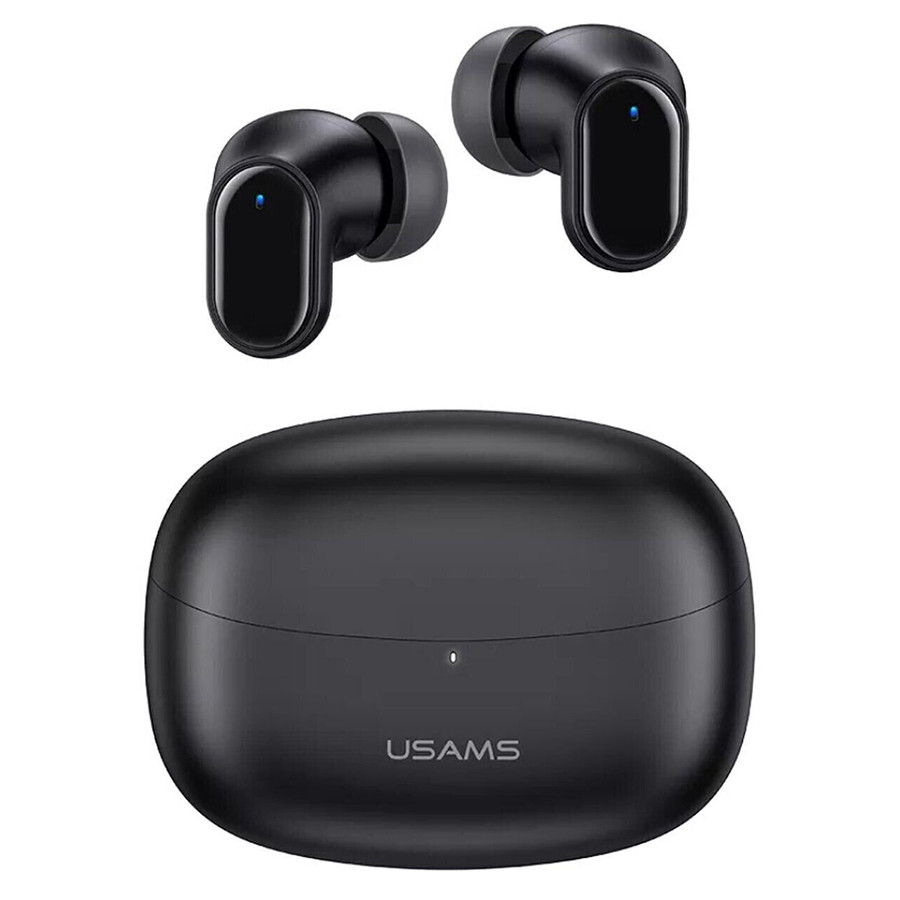 Навушники вакуумні безпровідні з мікрофоном Usams BH11 Bluetooth в кейсі Чорний (BHUBH01)