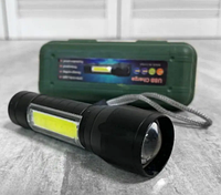 Компактний МІНІ ручний ліхтарик BL-511 на акумуляторі в кейсі, фото 2