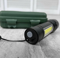 Компактний МІНІ ручний ліхтарик BL-511 на акумуляторі в кейсі, фото 4