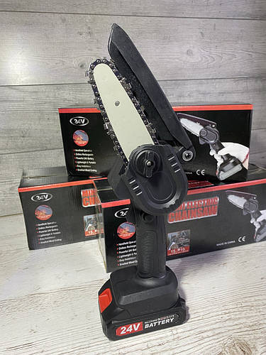 Купить Аккумуляторная цепная мини пила 4 дюйма 24V-К для обрезки ...