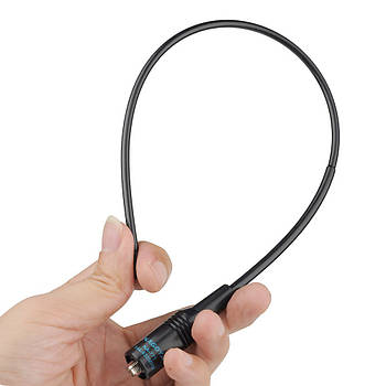 Nagoya NA-771 SMA-F (SMA) посилена гнучка антена для рацій Baofeng, Kenwood та іншіх 144/430MHz 39 см